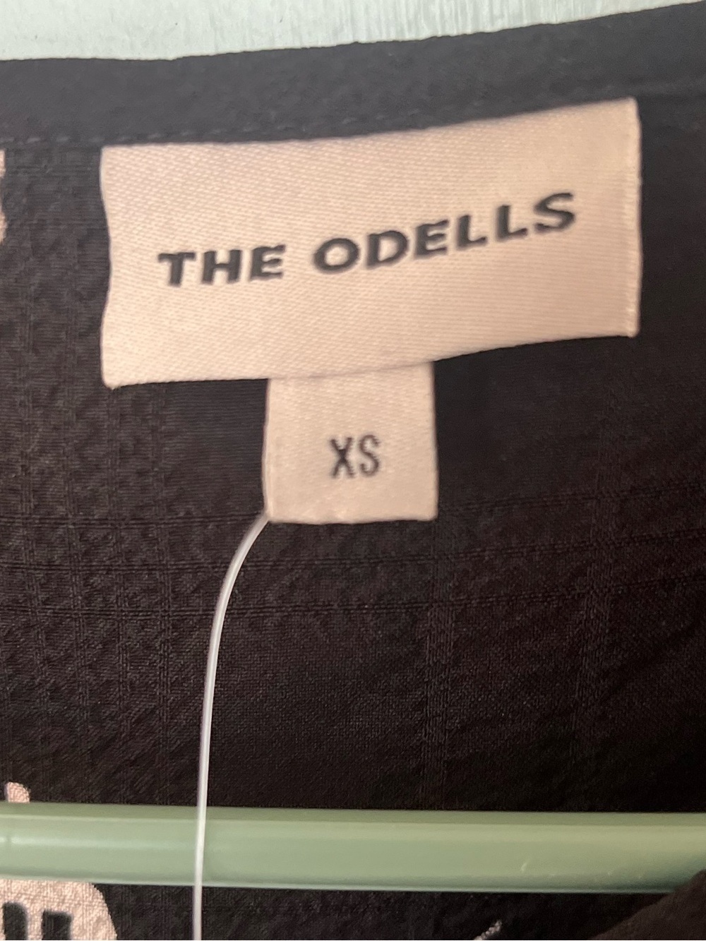 Anthropologie The Odells Eden Mini Dress XS Black White Belted Academic $248 - Picture 5 of 9